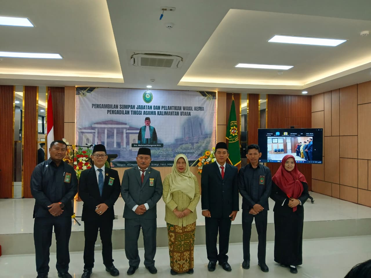 Hadiri Pelantikan Wakil Ketua PTA Kalimantan Utara di Tanjung Selor, PA Tarakan Sampaikan Selamat dan Sukses