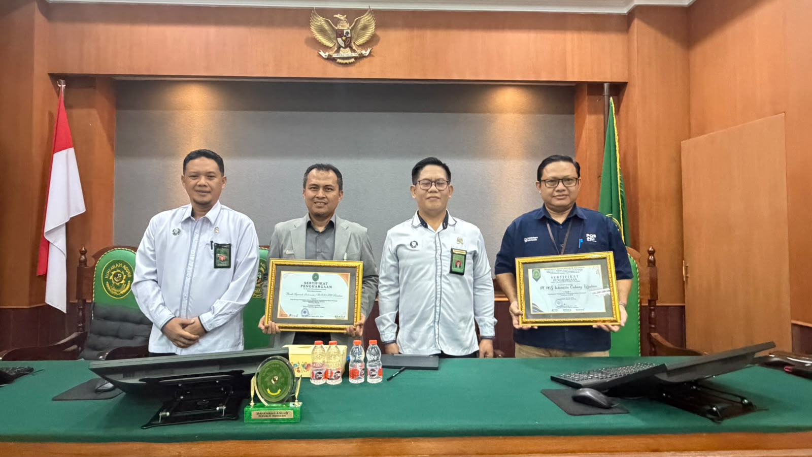 Penandatanganan Perjanjian Kerja Sama (PKS) dengan Bank Syariah Indonesia (BSI) KC Tarakan dan PT Pos Indonesia (Persero) KC Tarakan