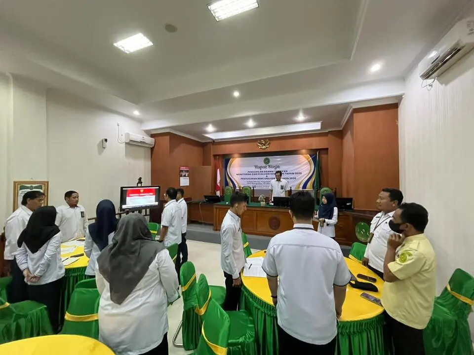 Rapat Kerja Monitoring dan Evaluasi Kegiatan Tahun 2025 serta Penyusunan Rencana Kerja Tahun 2026