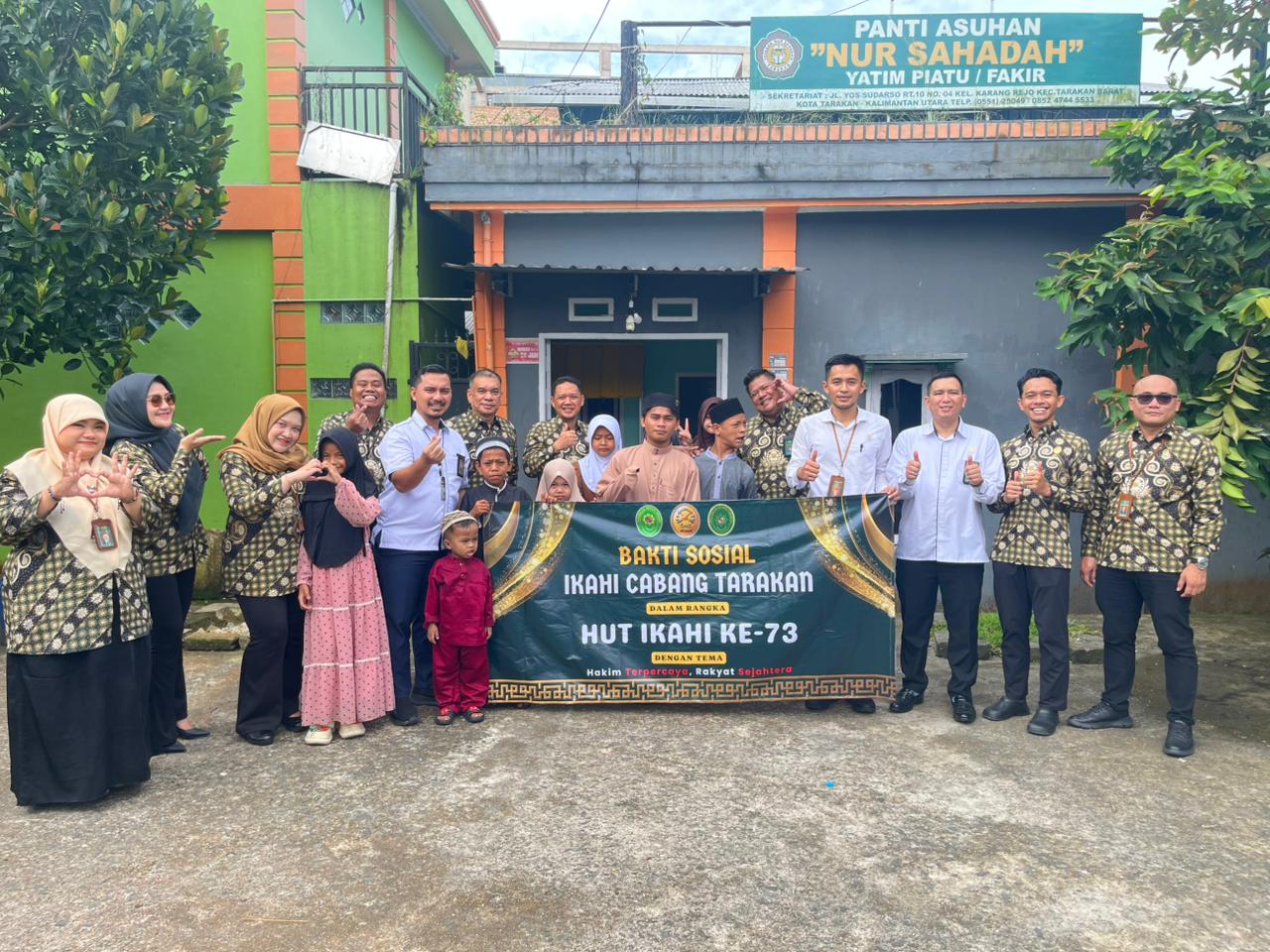 Bakti Sosial IKAHI Cabang Tarakan dalam Rangka HUT IKAHI ke-73